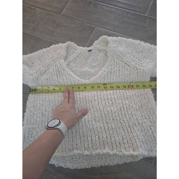 Women's Free People Sand Dune Sweater Ivory Size‎ Small - Picture 3 of 9